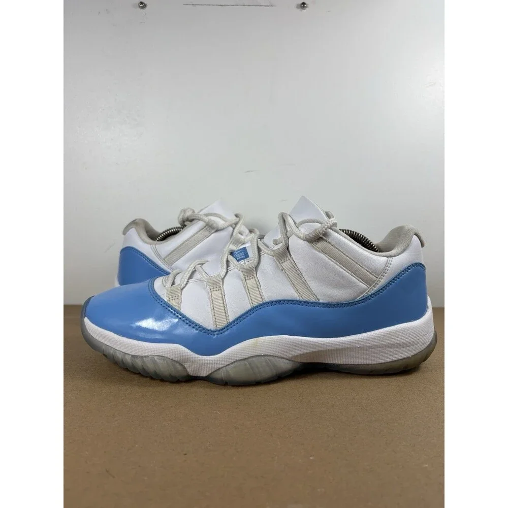 Nike Air Jordan 11 Retro Low UNC University Blue White 528895-106 Size 11 Men